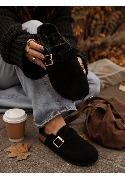  CITY SLICKER CLOG - BLACK